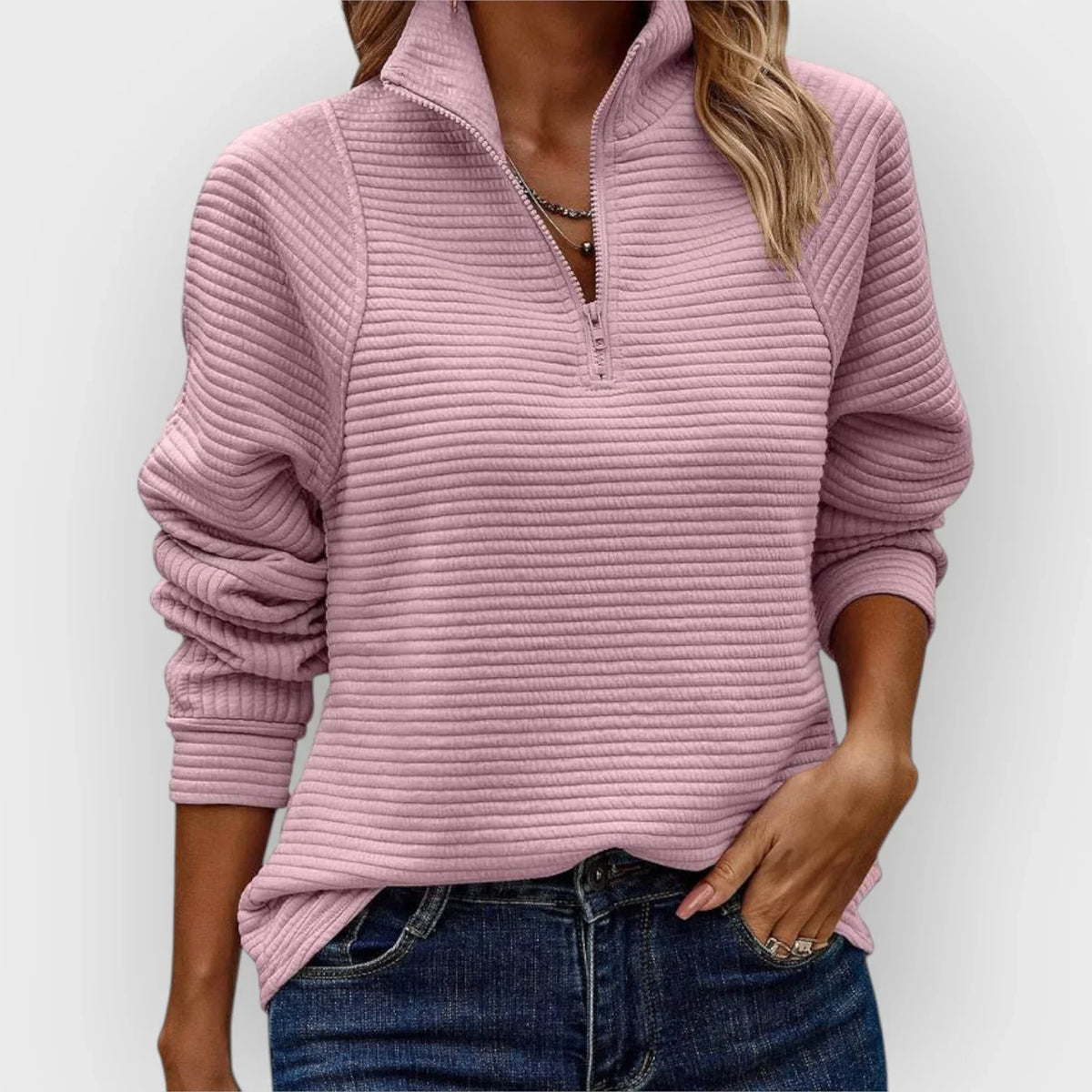 Dalia™ Pullover mit halbem Reißverschluss