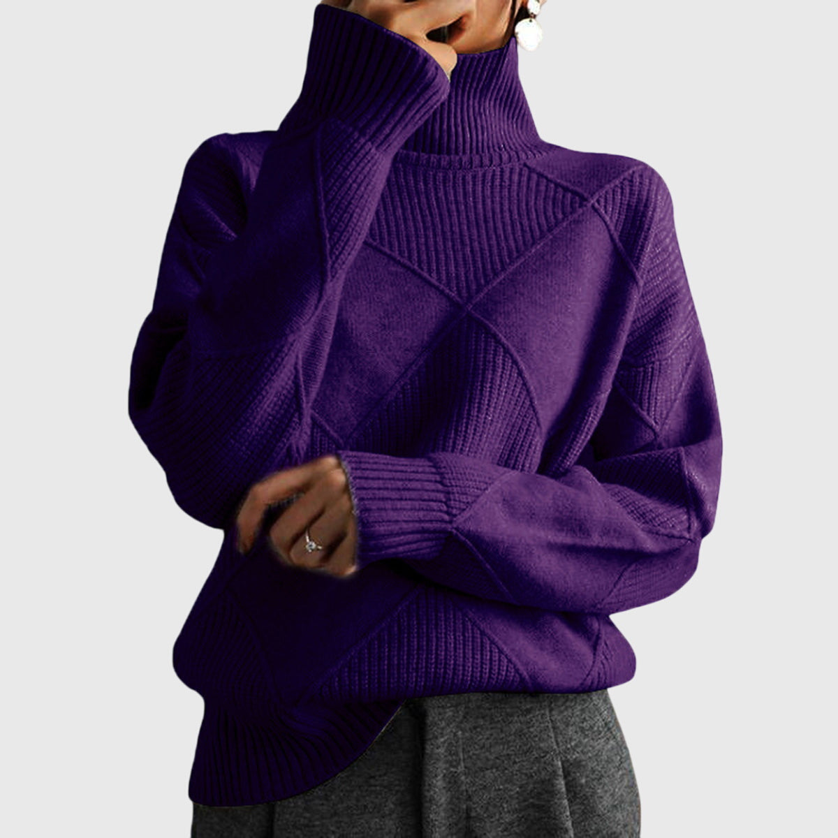 Angela™ | Rollkragenpullover