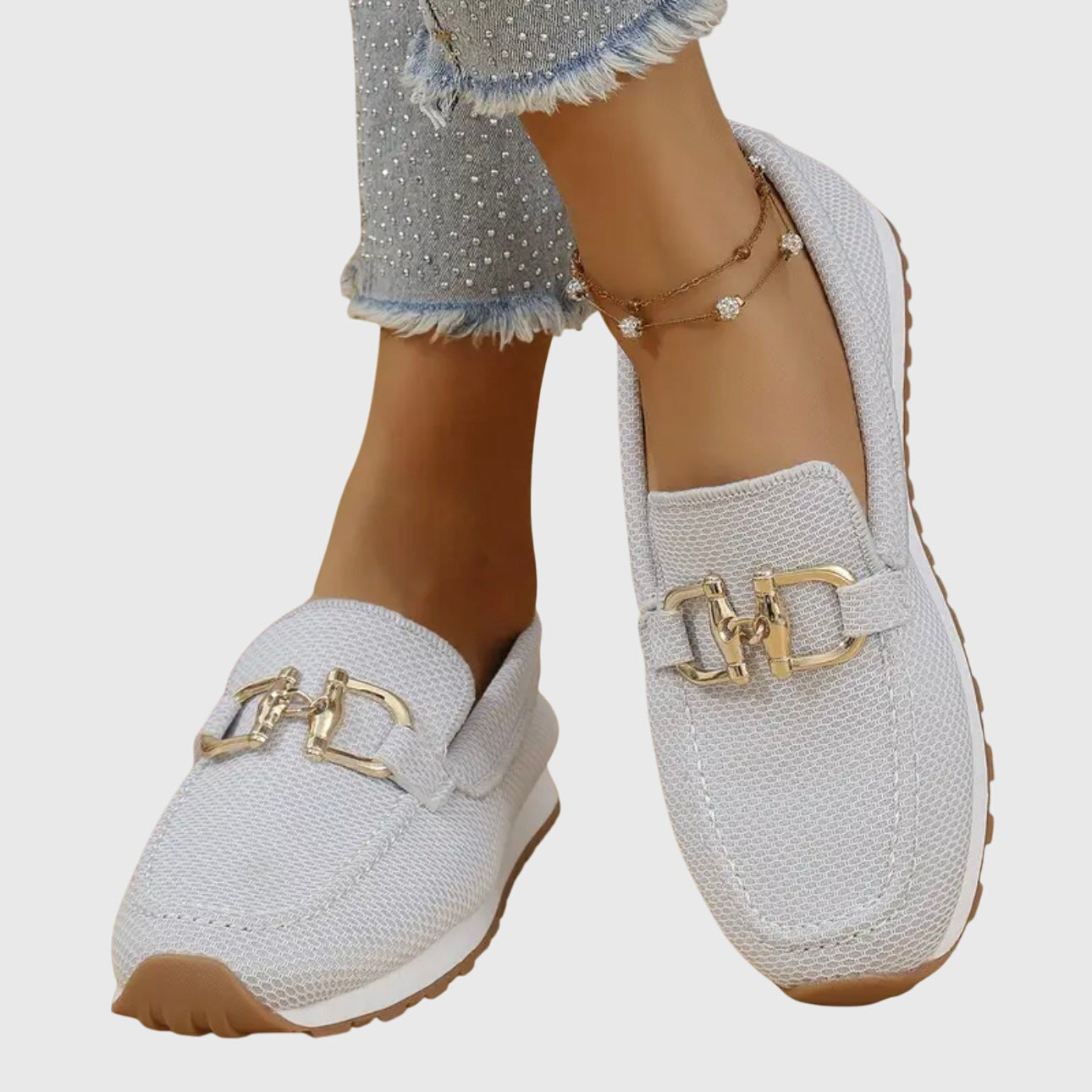 Loafer aus echtem Leder mit Horsebit-Detail für hohen Tragekomfort
