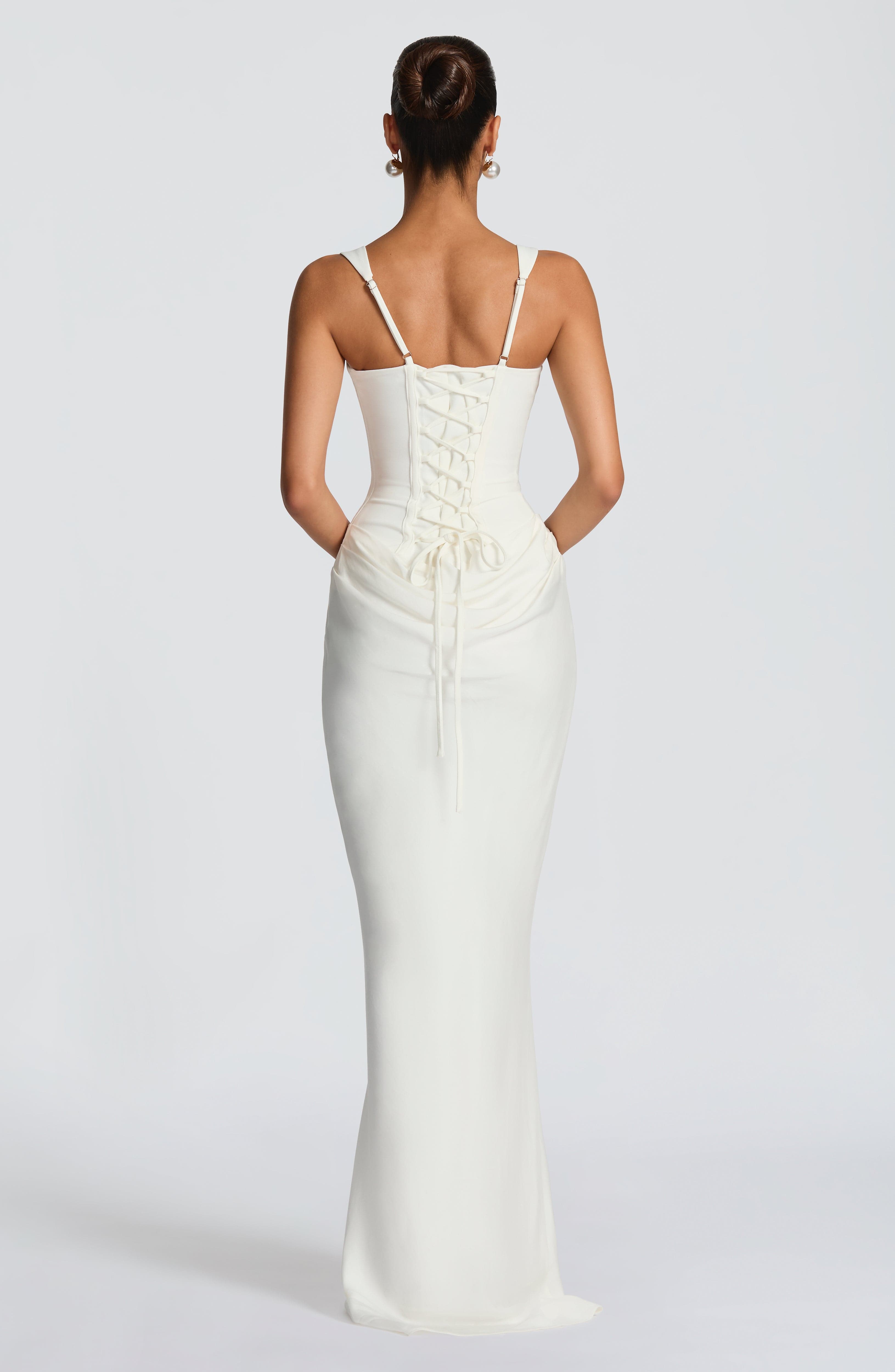 Éléonore | Maxikleid mit eckigem Ausschnitt