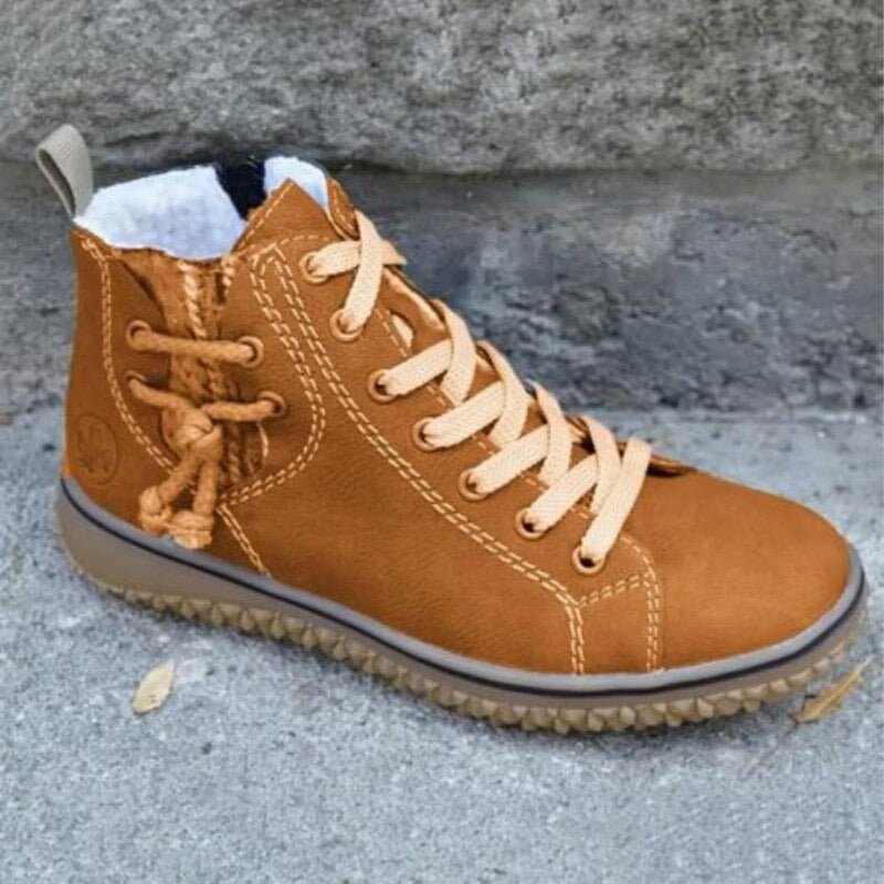 Elwira | Wasserdichte orthopädische Retro-Stiefeletten