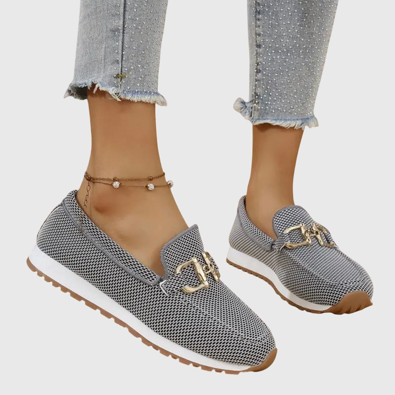 Loafer aus echtem Leder mit Horsebit-Detail für hohen Tragekomfort
