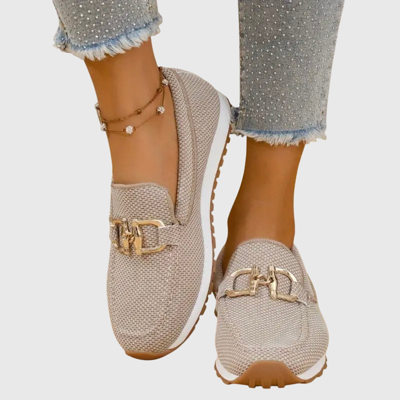Loafer aus echtem Leder mit Horsebit-Detail für hohen Tragekomfort