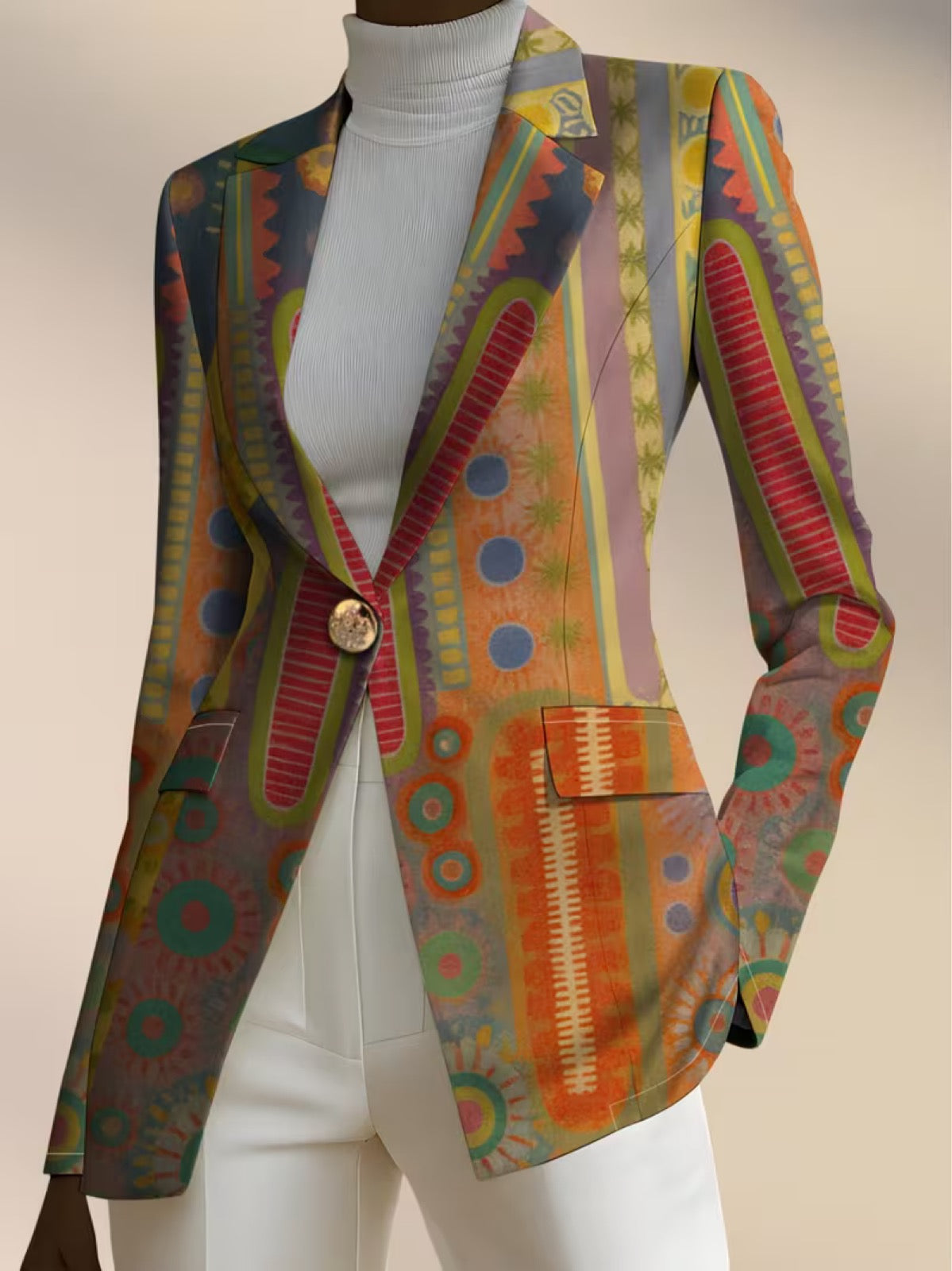 Juliette | Blazer mit kunstvollen Medaillons