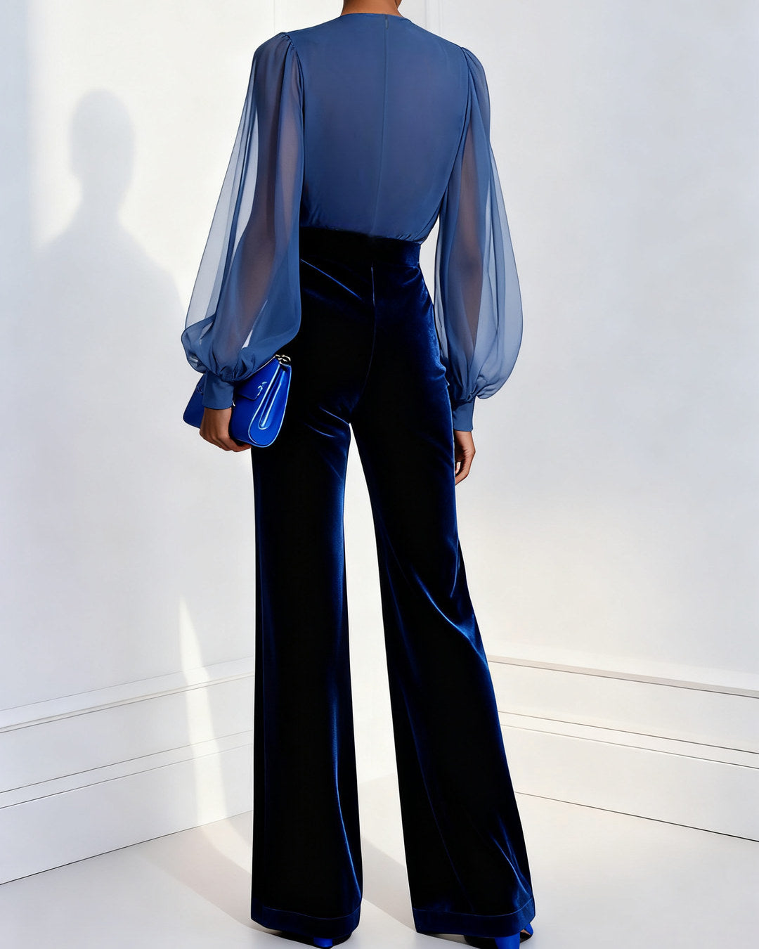 Maud | Eleganter Jumpsuit mit V-Ausschnitt