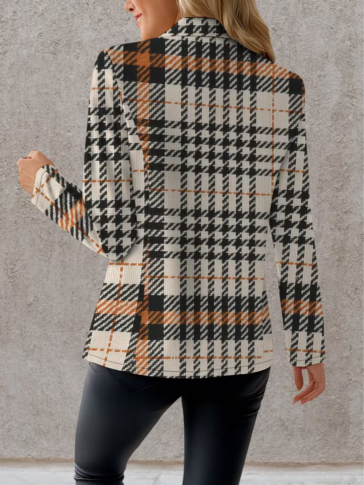 Philippa | Taillierter Hahnentritt-Blazer