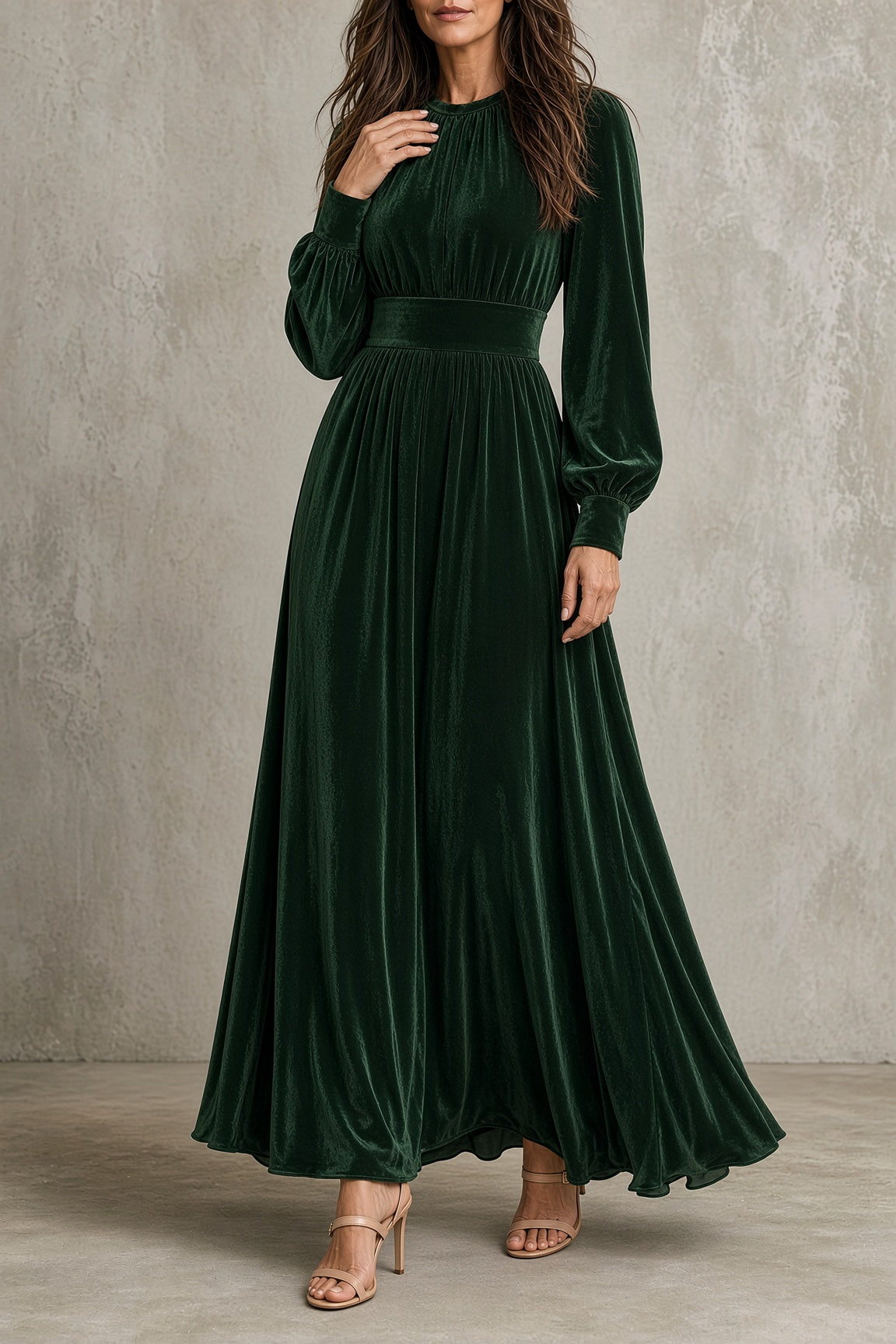 Hélène | Samtkleid