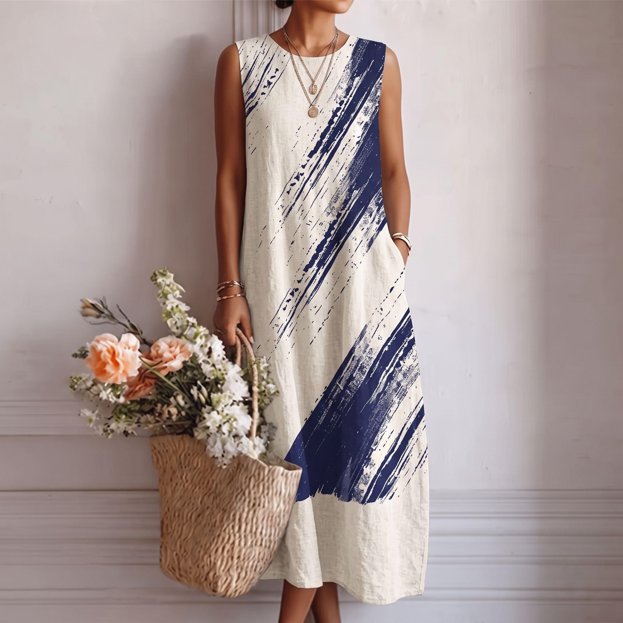 Elena™ | Elegantes Midi-Kleid für den Alltag