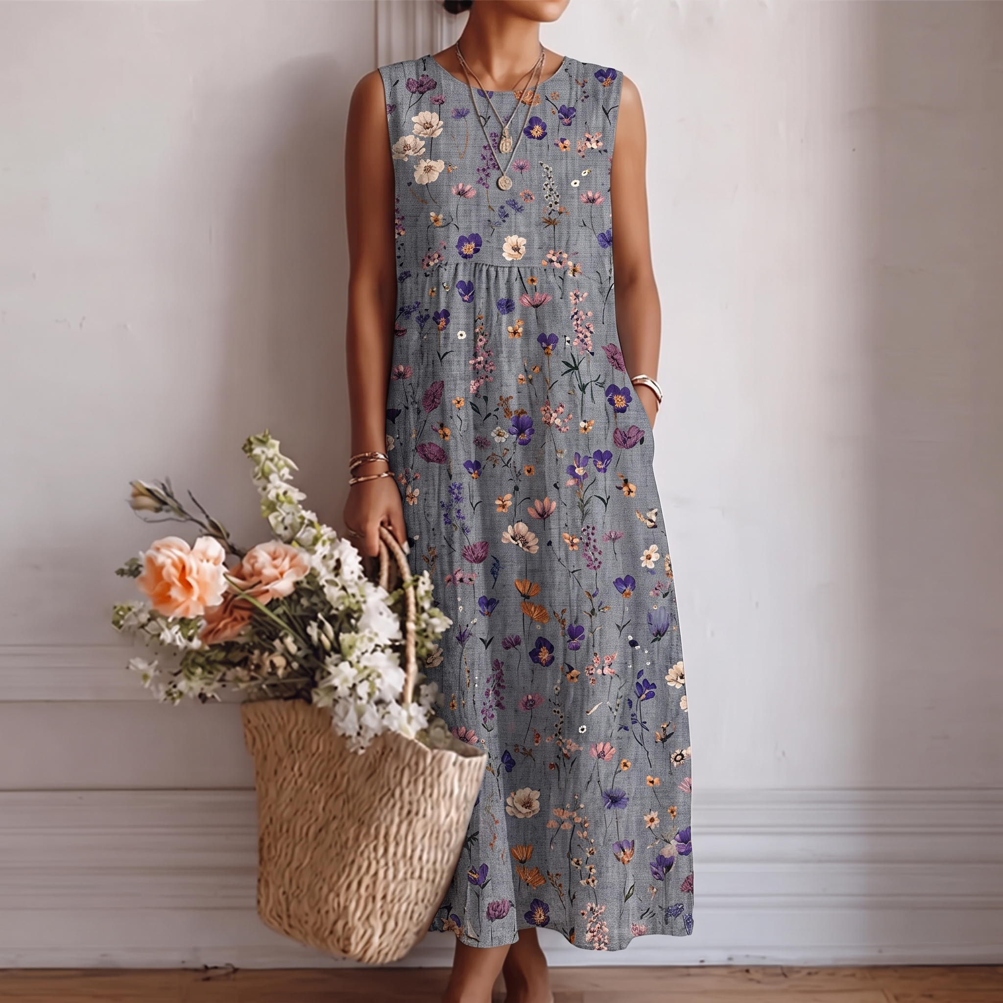 Sara™ | Midi-Kleid für den Alltag