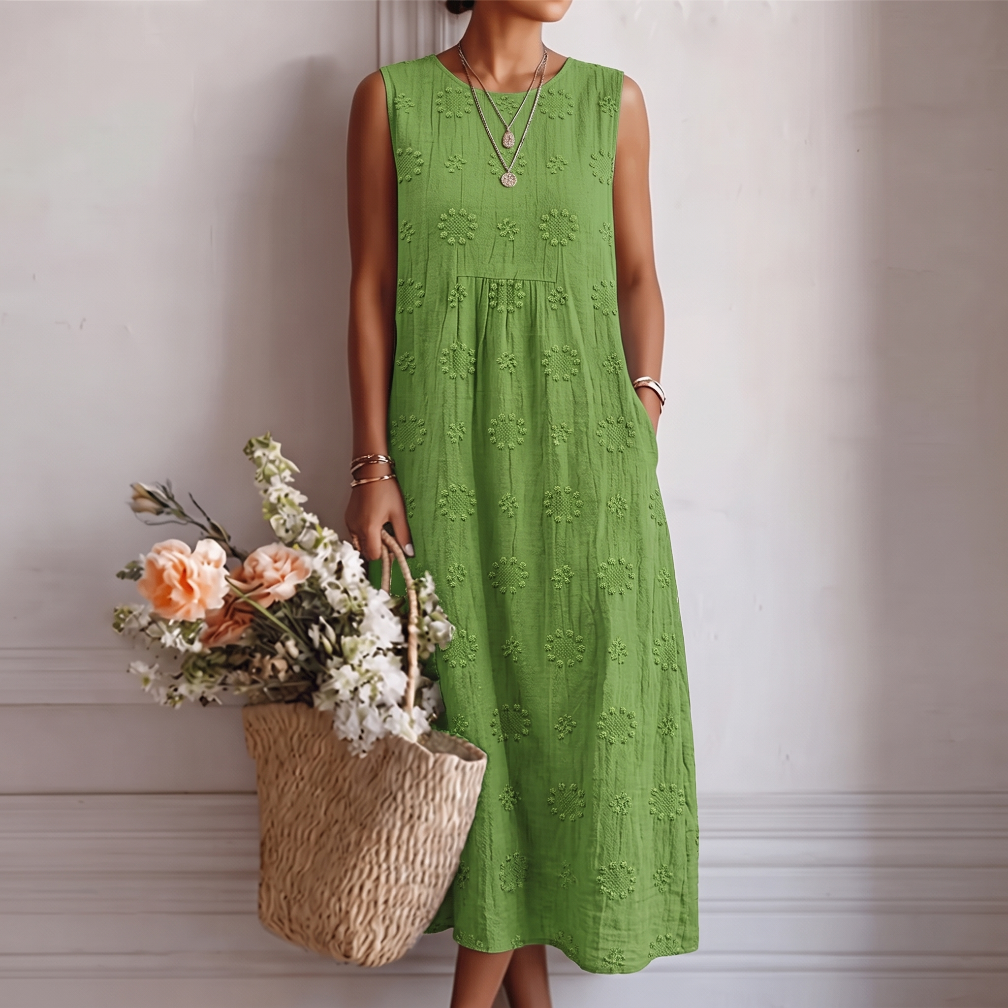 Olivia™ | Luftiges Midi-Kleid für den Alltag