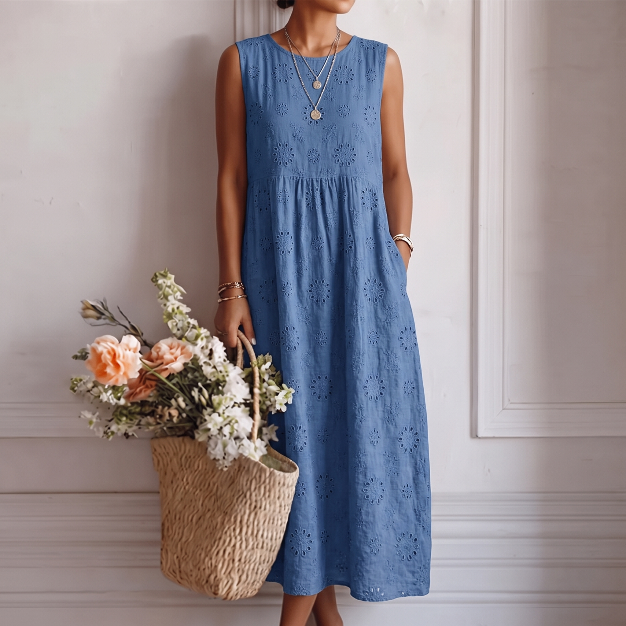 Alicia™ | Sommerliches Midi-Kleid für den Alltag