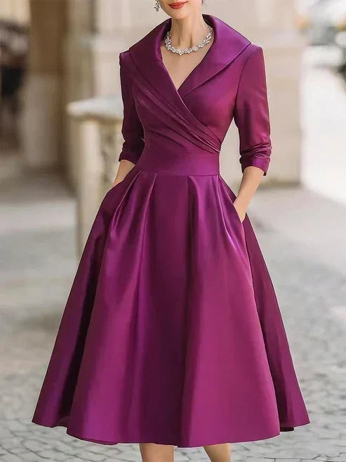 Ffion | Figurbetontes Midikleid