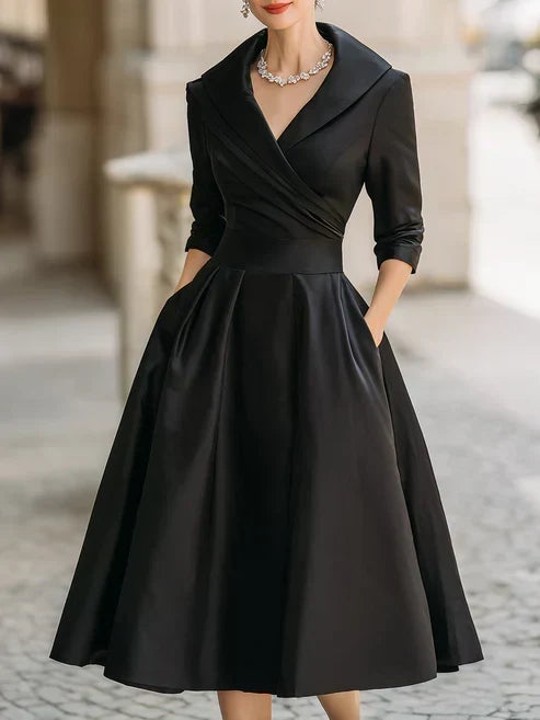 Ffion | Figurbetontes Midikleid