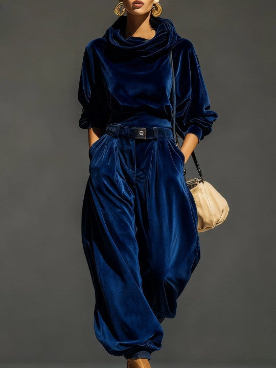 Scarlett | Lockeres Velours-Set