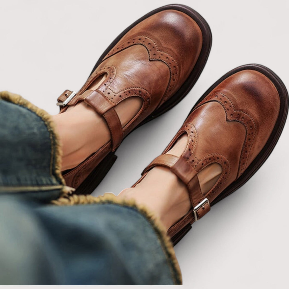 Margery | Gepolsterte Mary-Jane-Schuhe