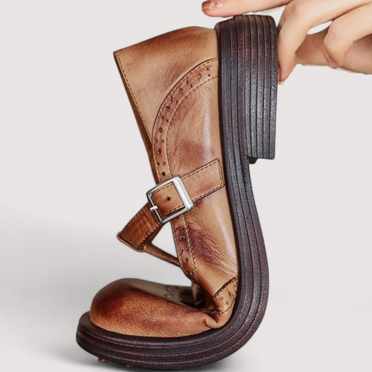 Margery | Gepolsterte Mary-Jane-Schuhe