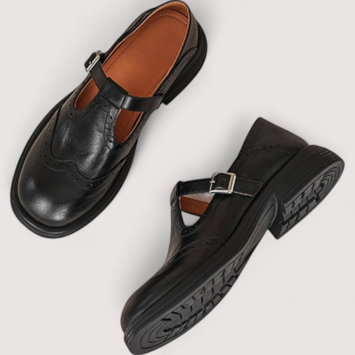 Margery | Gepolsterte Mary-Jane-Schuhe