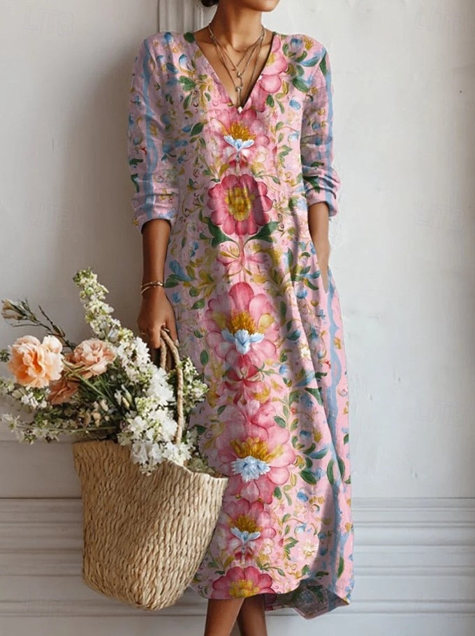 Kelly™ | Langes Boho-Kleid
