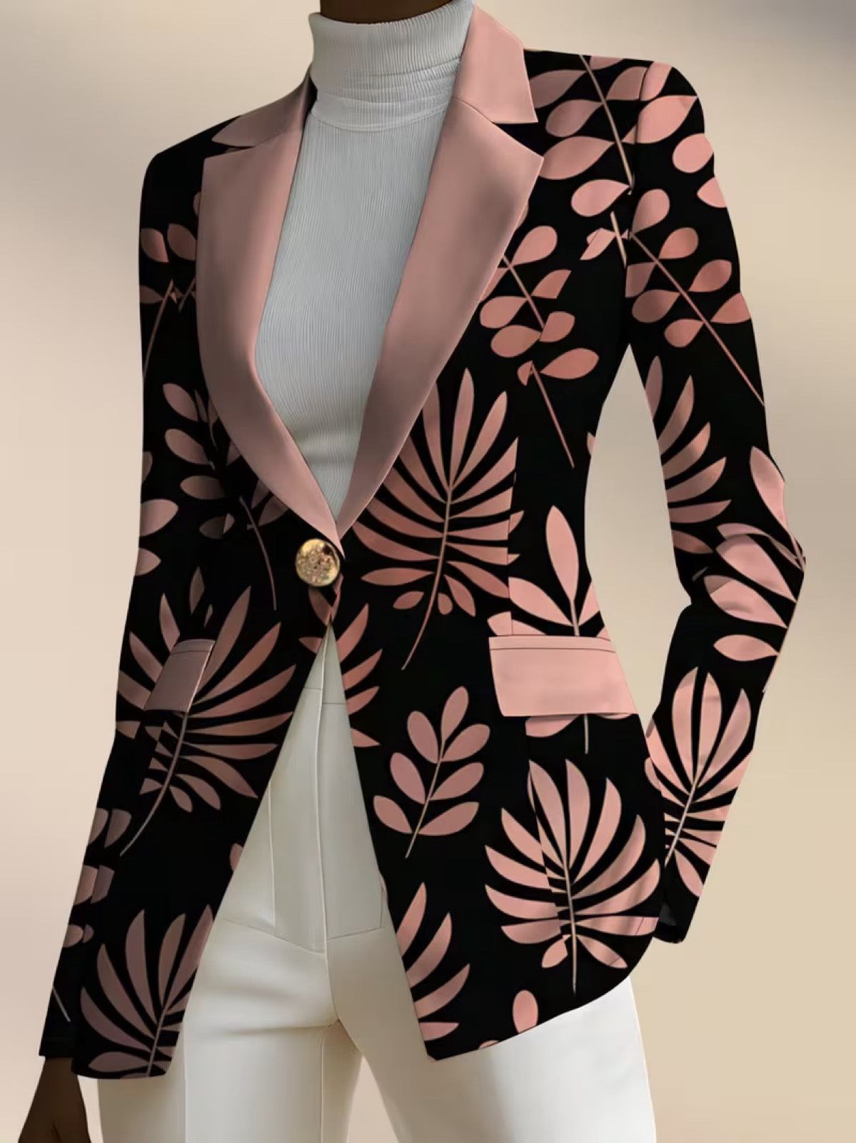Lorraine | Blazer mit botanischem Print