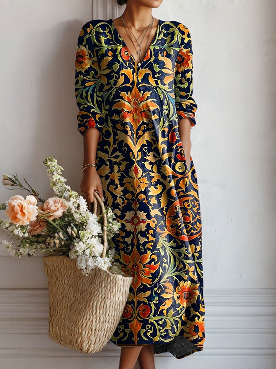 Yana™ | Langes Boho-Kleid