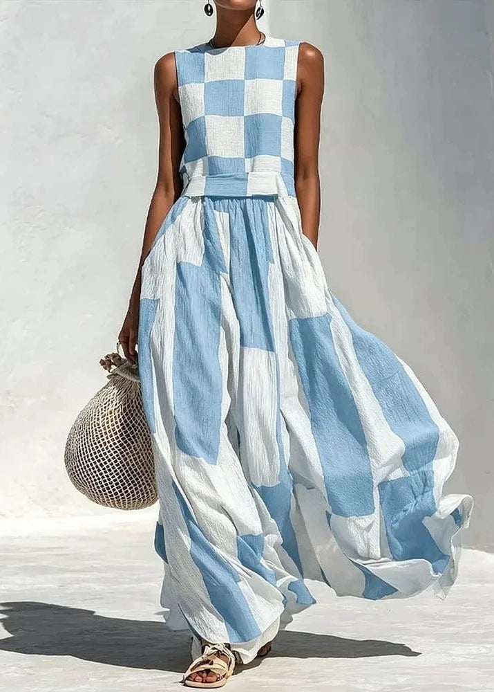 Chloé - Geometrisches Maxikleid