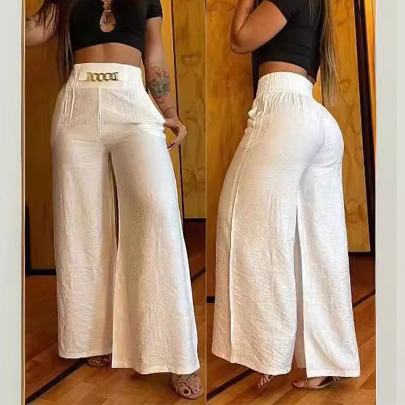 Eléa™ | Hose mit hoher Taille und weitem Bein