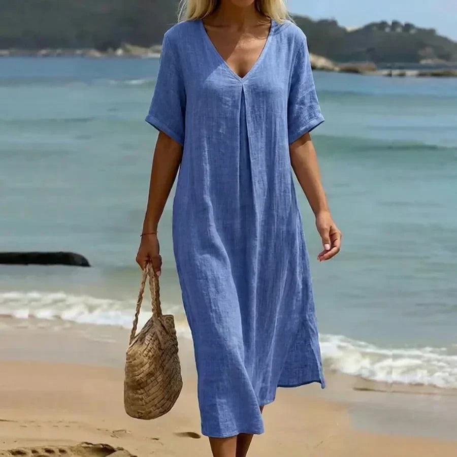 Wrenley™ | Lässiges, locker sitzendes Maxikleid