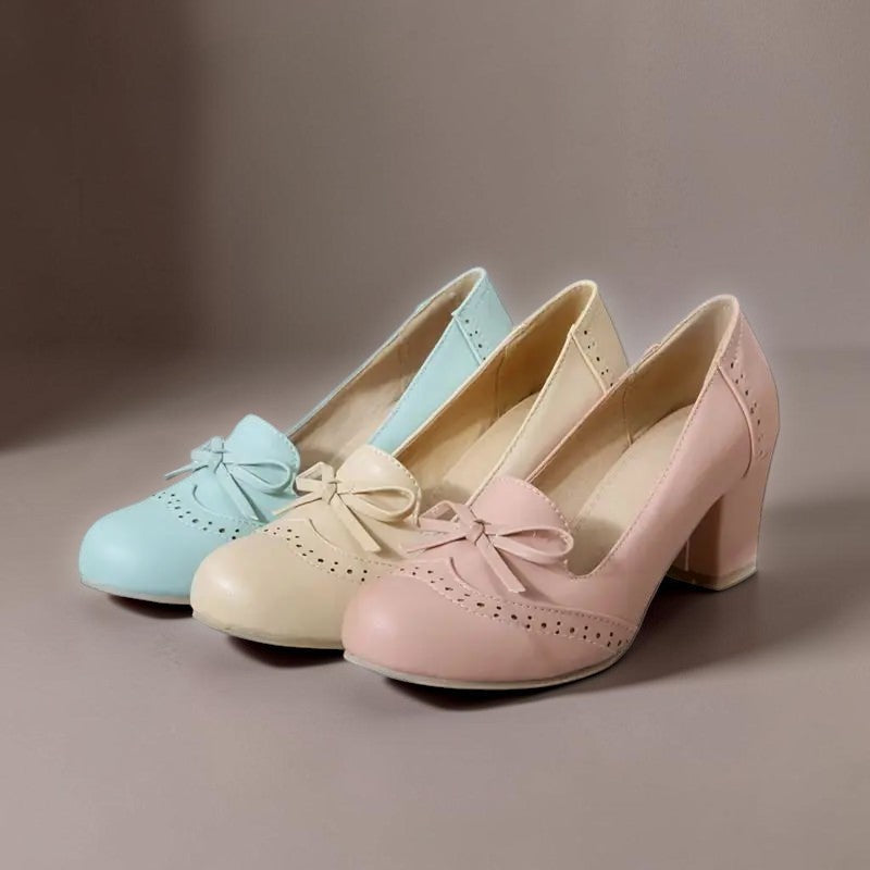 Marianne | Elegante Slip-on-Pumps mit Schleife