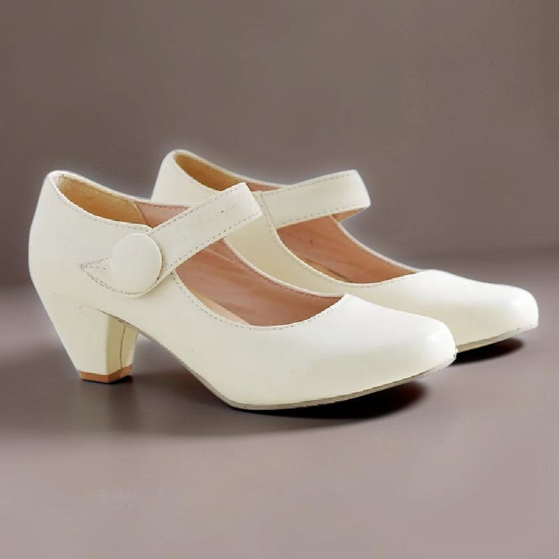 Birgitte | Mary-Jane-Schuhe mit Blockabsatz und verstellbarem Riemen