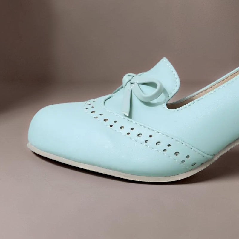 Marianne | Elegante Slip-on-Pumps mit Schleife