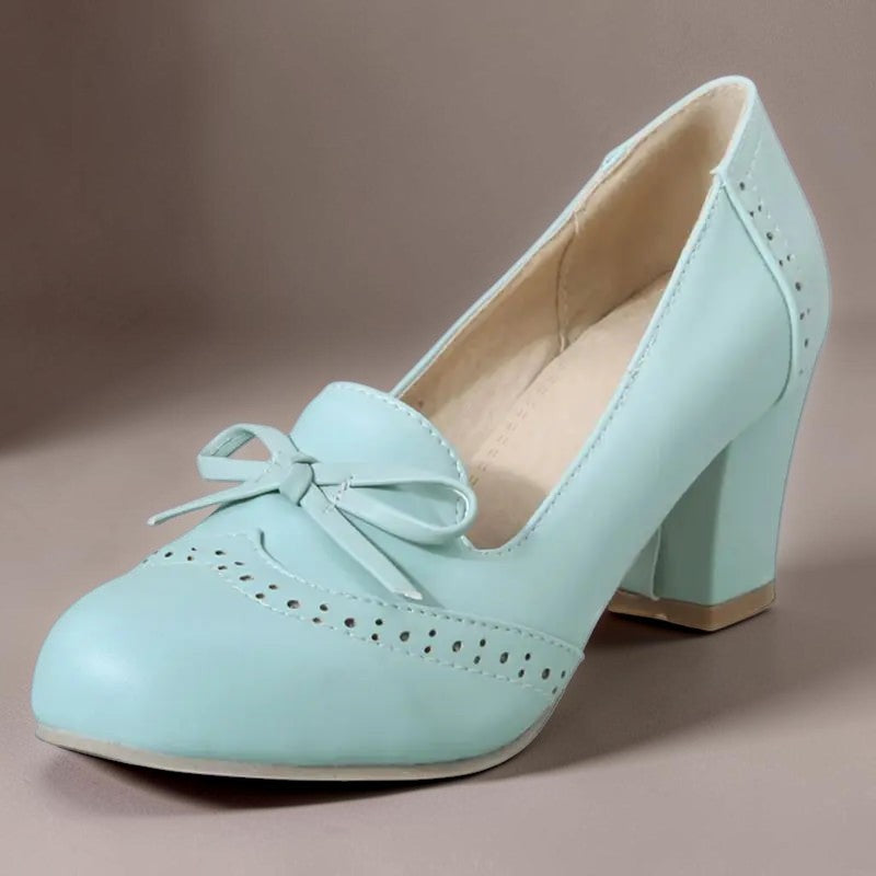 Marianne | Elegante Slip-on-Pumps mit Schleife