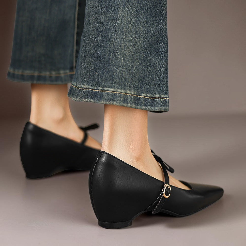 Mette | Elegante Mary-Jane-Schuhe mit Schleife