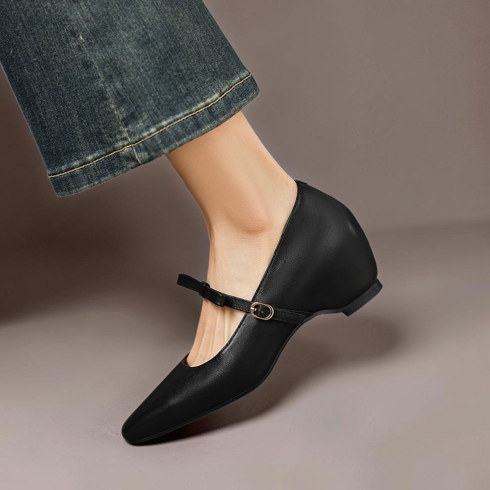 Mette | Elegante Mary-Jane-Schuhe mit Schleife