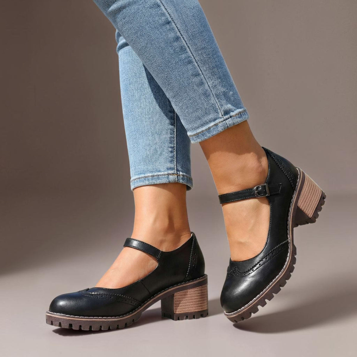 Karoline | Elegante T-Riemen-Schuhe