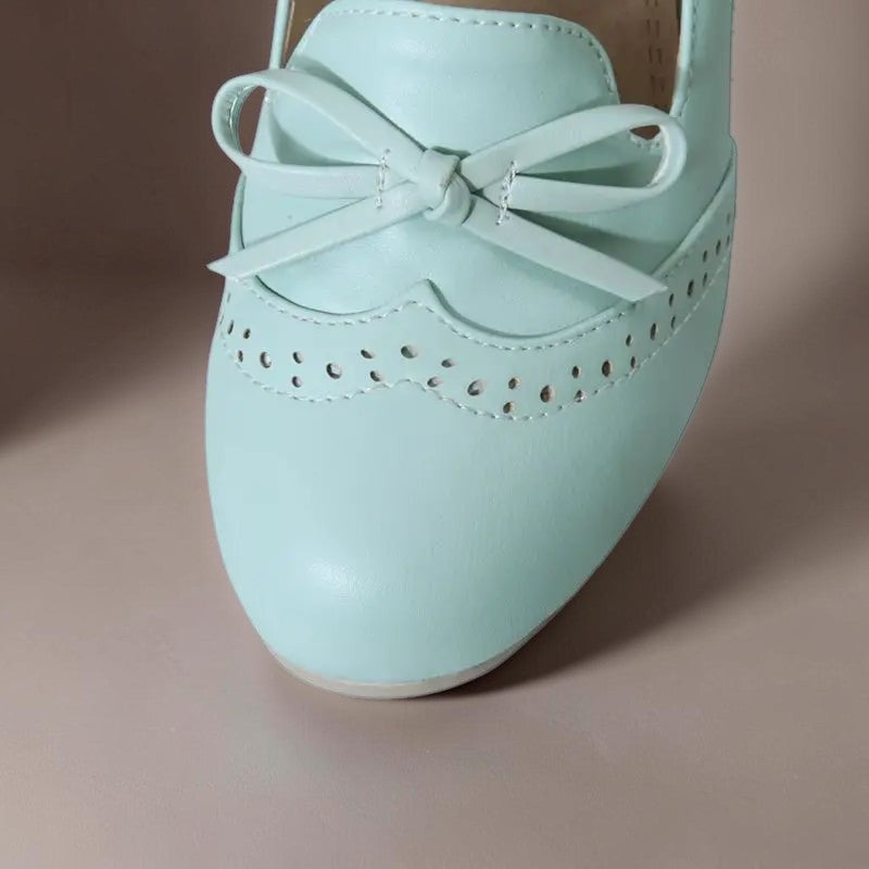 Marianne | Elegante Slip-on-Pumps mit Schleife