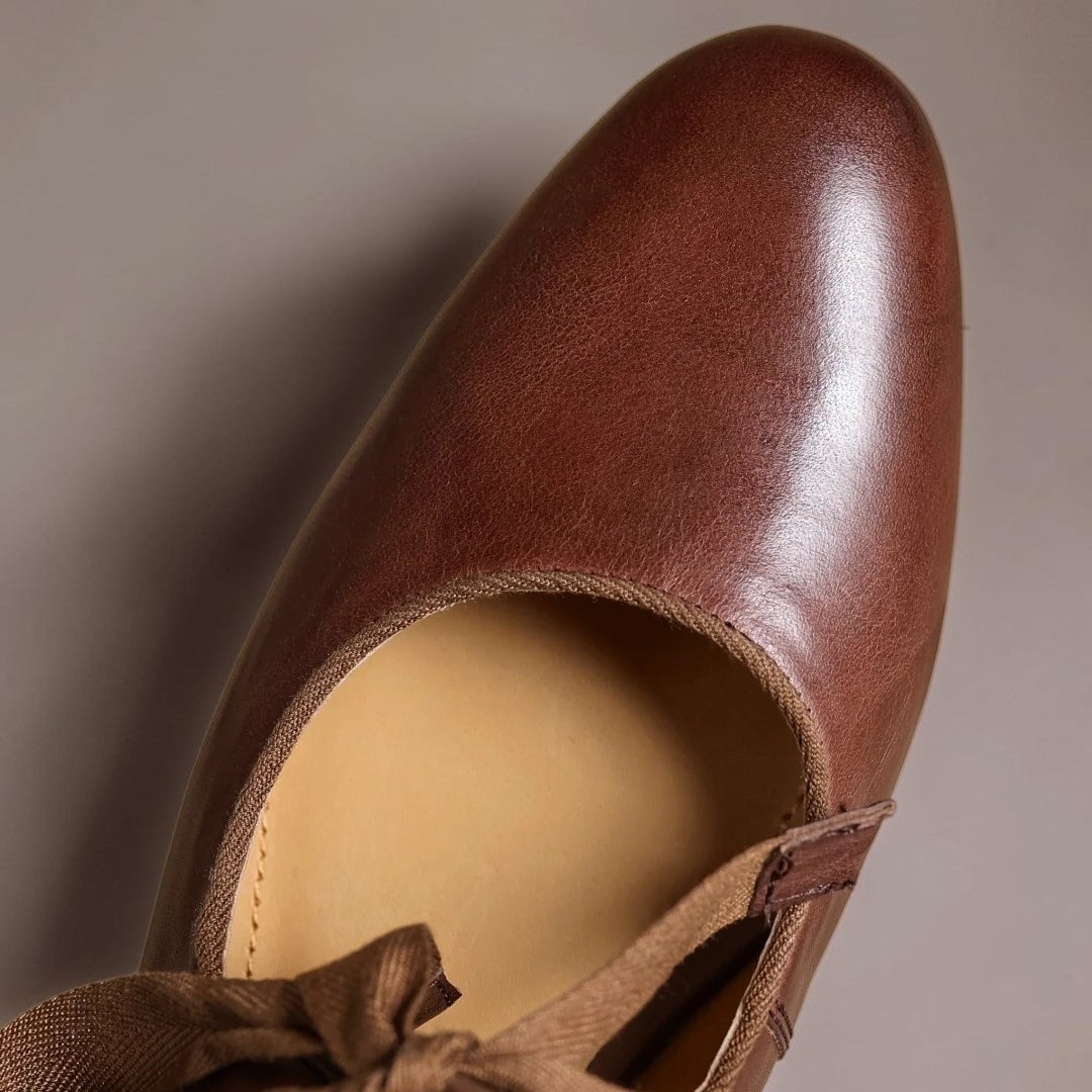 Vibeke | Weiche Leder-Ballerinas mit Schleife