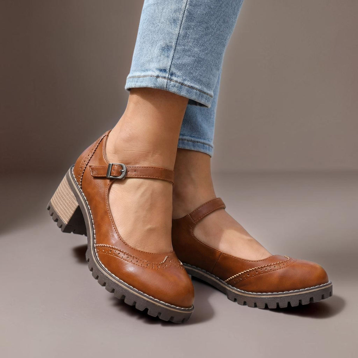 Karoline | Elegante T-Riemen-Schuhe