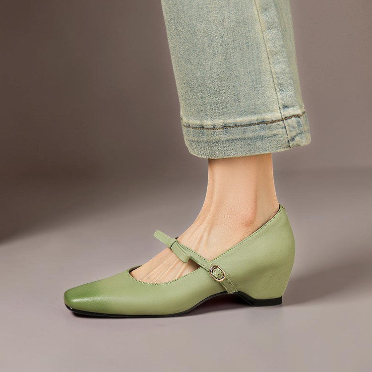 Mette | Elegante Mary-Jane-Schuhe mit Schleife