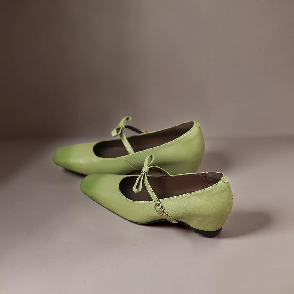 Mette | Elegante Mary-Jane-Schuhe mit Schleife
