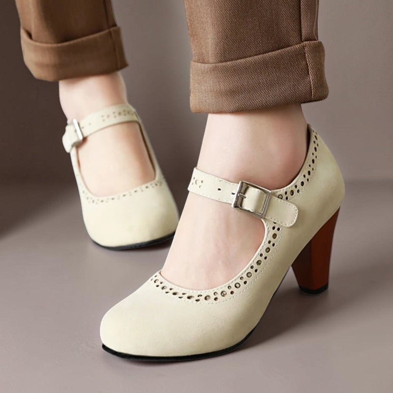 Kirsten | Elegante Mary-Jane-Schuhe mit niedrigem Absatz