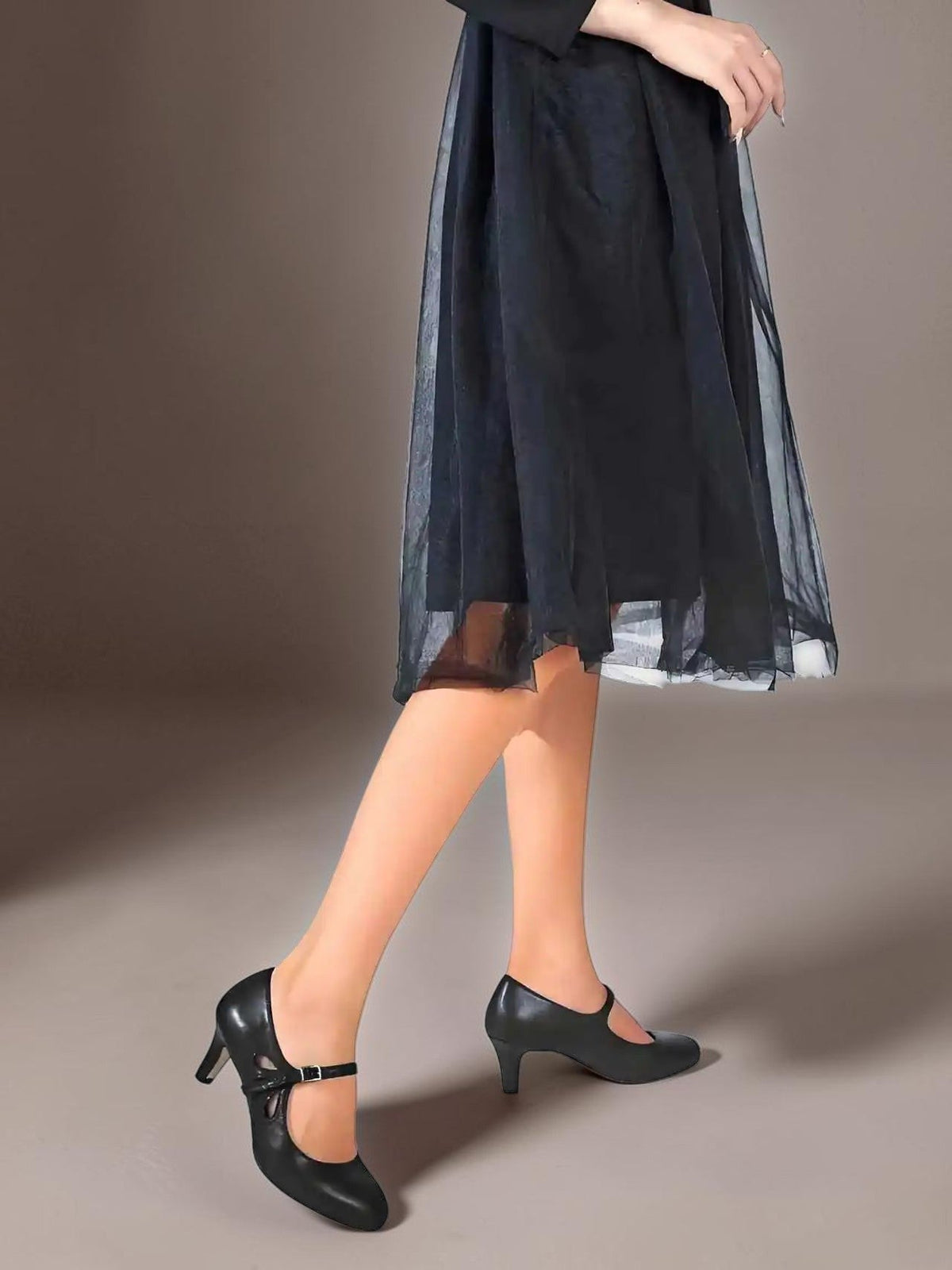 Birgit | Klassische schwarze Pumps mit geschlossener Spitze