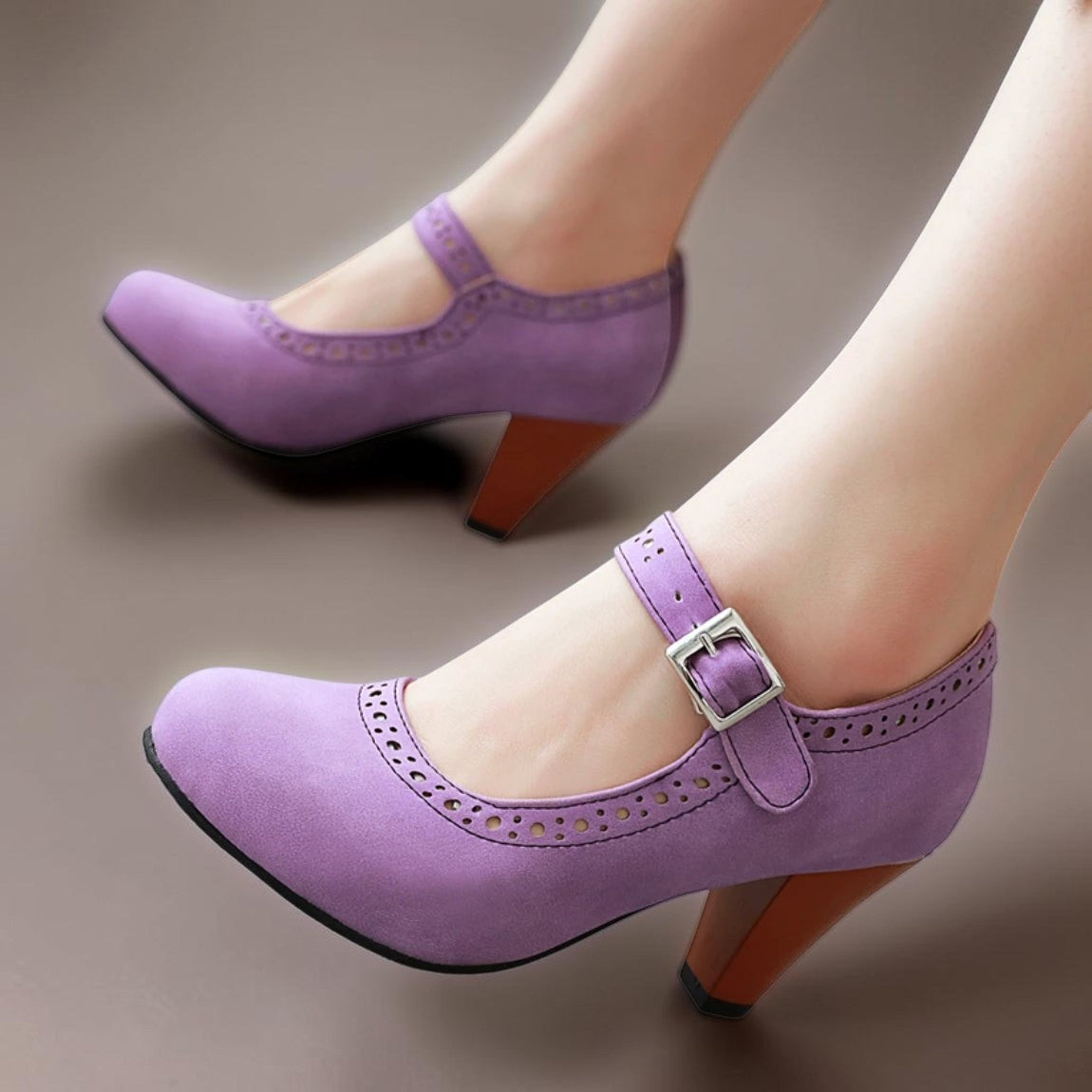 Kirsten | Elegante Mary-Jane-Schuhe mit niedrigem Absatz