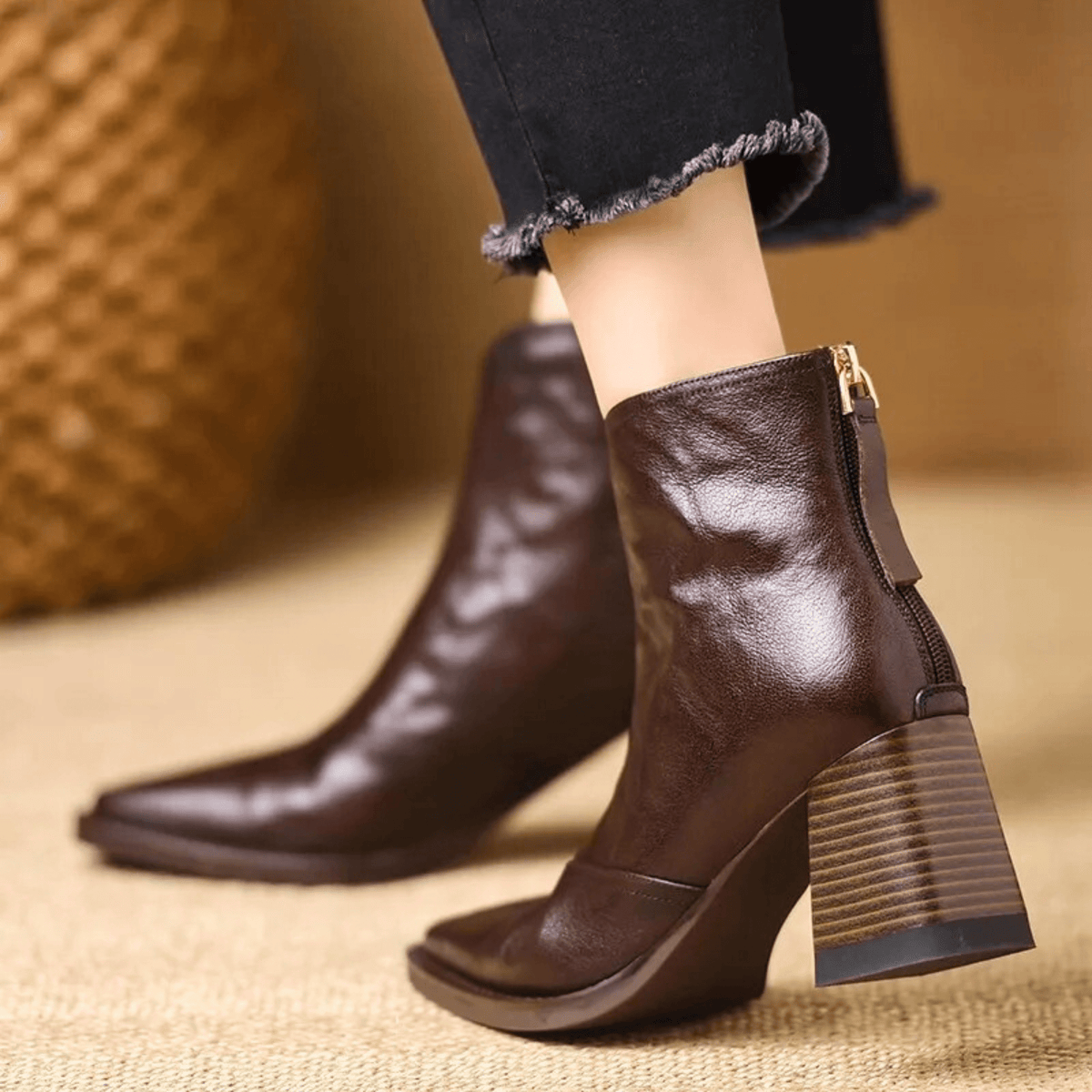 Beatrix | Stiefeletten mit mittelhohem Absatz